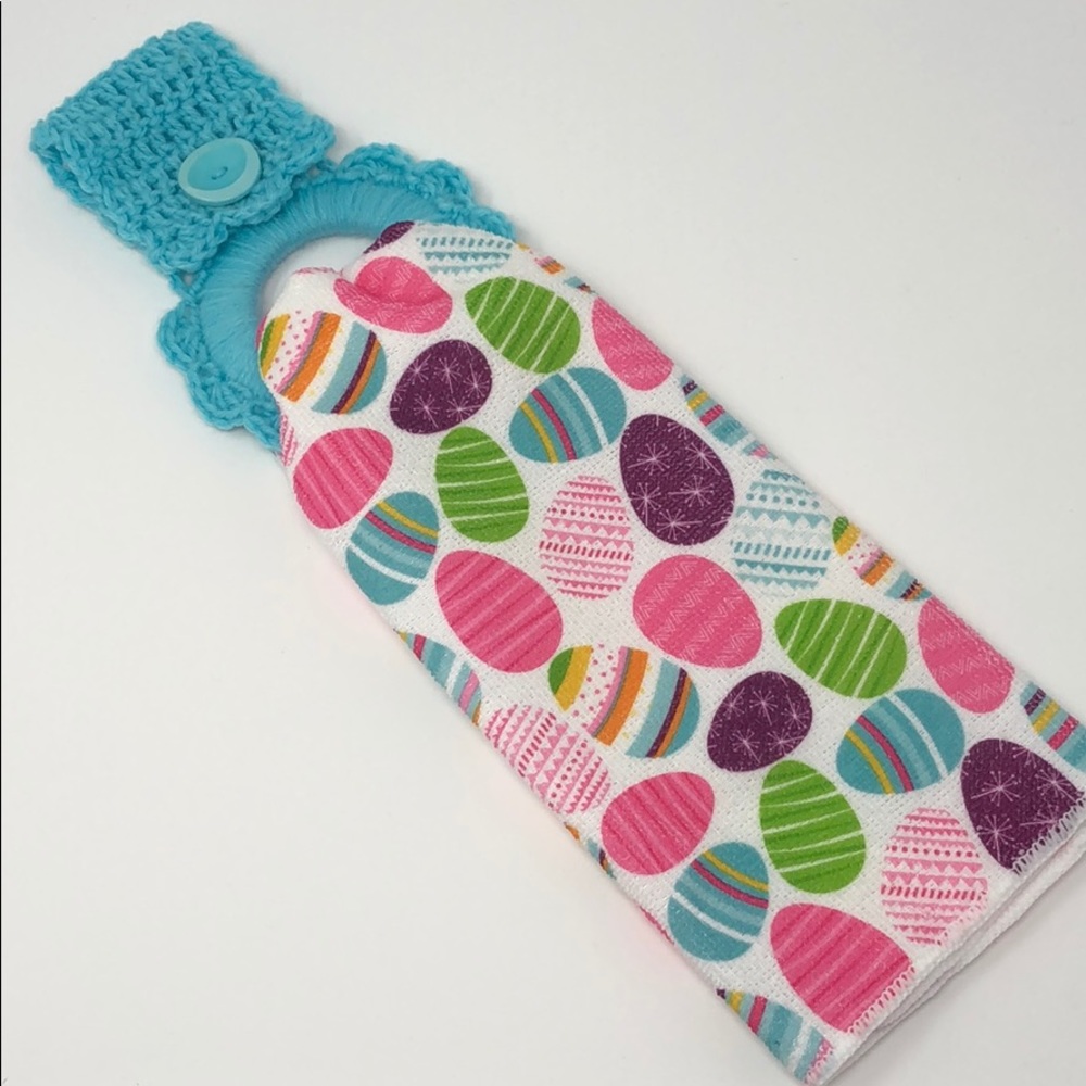 Easter kitchen towel hanger & microfiber towel 🐇